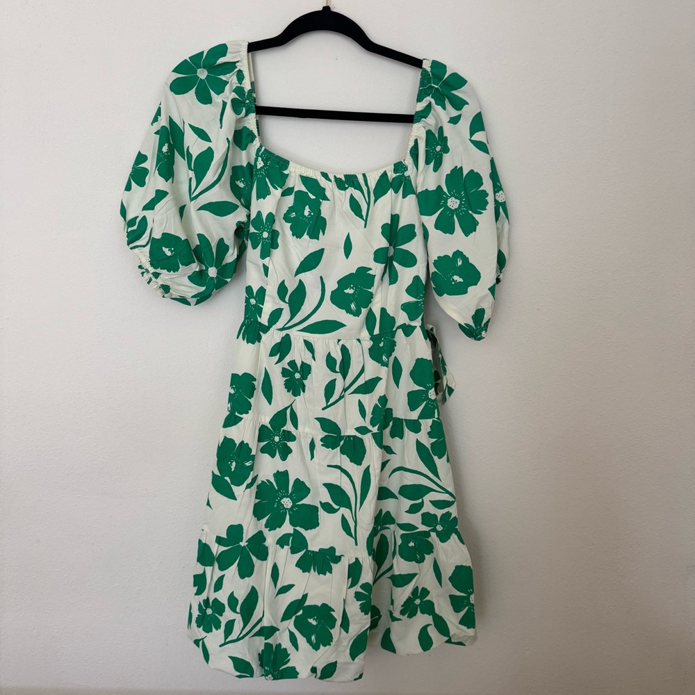 Style house floral ballon dress
